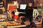 Aurelio de Figueiredo, Girl at the piano